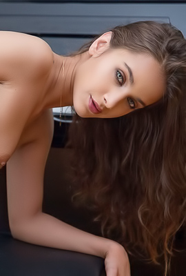 Intimate Angel Constance Topless Poses On Bedroom Piano