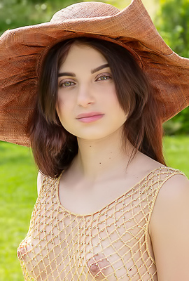 Zoelie Wearing Nothing But High Heels That Accentuate Her Long Legs And Perfect Booty