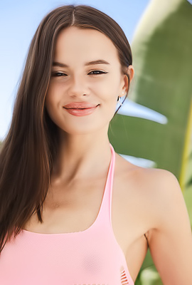 Hottest Girl Malena Amaro Sunbathing