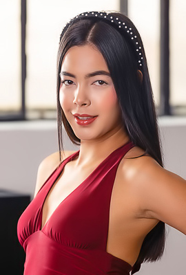 Kubera Fortuna Teases In Crimson Dress Showing Sensual Thighs And Perfect Booty